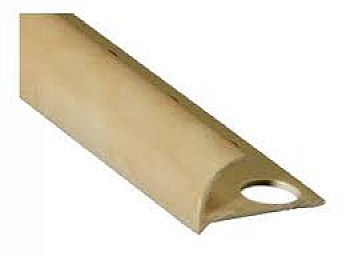 PERFIL PVC MARFIL OSCURO 8.5