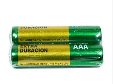 PACK 2 PILAS AAA PANASONIC