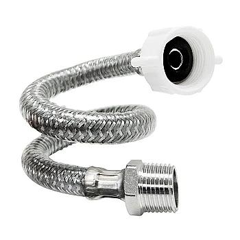 ACOPLE PARA TUBO DE ABASTO INODORO 7/8 - 40CM PCP