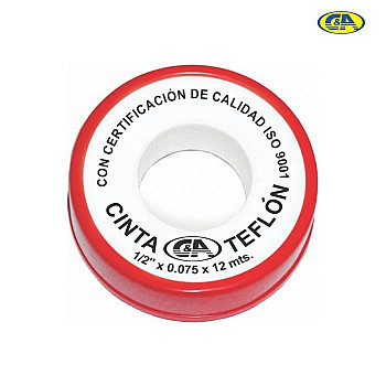 CINTA TEFLON 1/2 X 10MTS