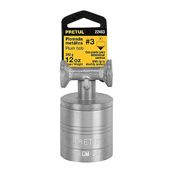 PLOMADA DE ZINC 340GR #3 PRETUL