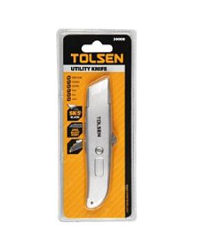 CUCHILLO UTILITARIO FIJO 19MM TOLSEN