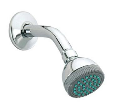 DUCHA CABEZA REDONDA VERDE TREBOL