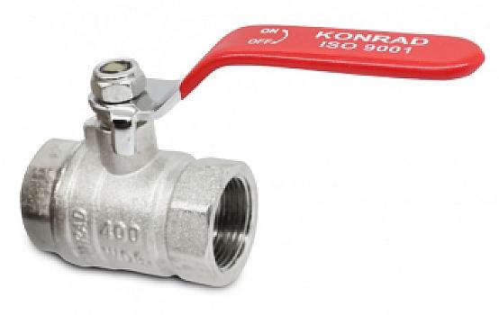 LLAVE DE PASO 1" ZINCADO KONRAD