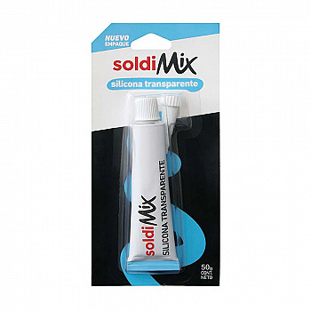 SILICONA MULTIUSO TRANSPARENTE 50GR SOLDIMIX