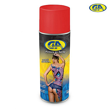 PINTURA SPRAY ROJO PROFUNDO C&A