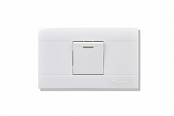 INTERRUPTOR SIMPLE DADO CHICO PLACA BLANCA CUBULL