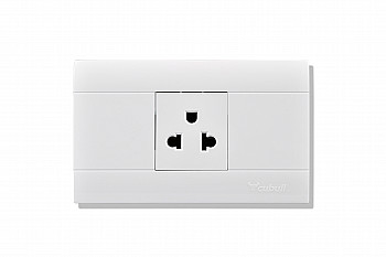 TOMACORRIENTE SIMPLE C/T PLACA BANCA CUBULL