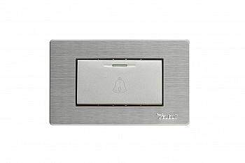 PULSADOR TIMBRE PLACA BLANCA CUBULL