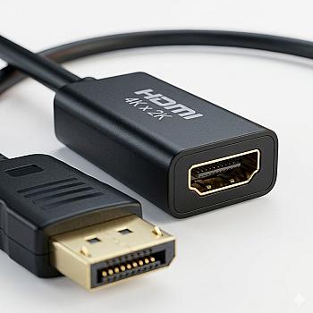 Cable Adaptador DisplayPort a HDMI Hembra – Ultra HD 4K
