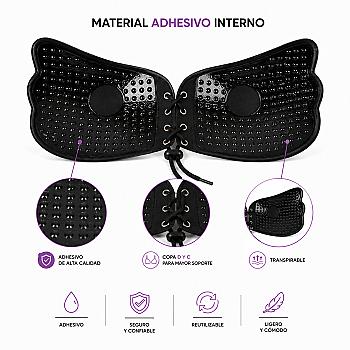 [Últimas Unidades] Brasier Adhesivo Invisible Modelo Mariposa - Copas C / D