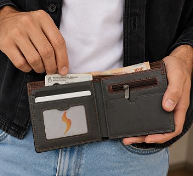 Billetera Premium Antirrobo para Caballero | Diseño Compacto y Elegancia Moderna