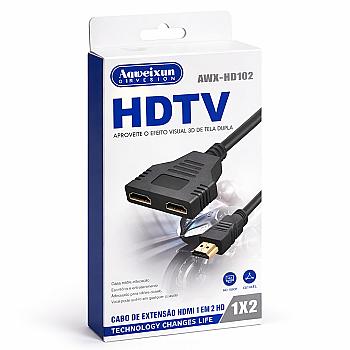 Splitter HDMI Multiplicador de Pantalla 1x2 – Alta Definición