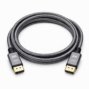 Cable DisplayPort a DisplayPort 1.4 Ultra HD 8K – 2 Metros Trenzado