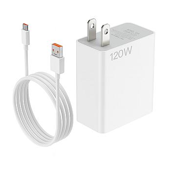Combo Cargador Ultra Rápido 120W para Xiaomi – Cubo + Cable USB-C