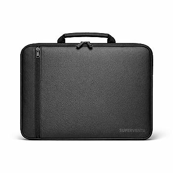 Funda para Laptop hasta 16" Premium – Negra en Cuerina Texturizada