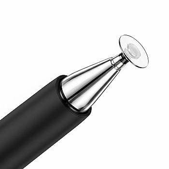 Lápiz Stylus Hoco GM101 Pasivo de Dos Puntas - Negro
