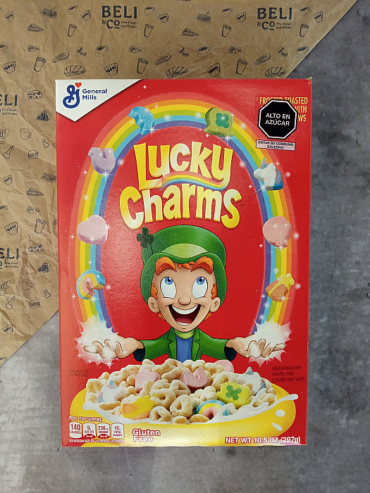 Cereal Lucky Charms General Mills 297 gr - BELI & Co - Fine Food & Drinks