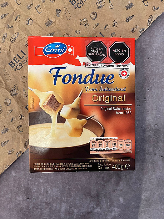 Queso Fondue Emmi Original 400 g Suizo