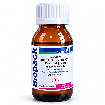 ACEITE DE INMERSION X 100 ML - BIOPACK