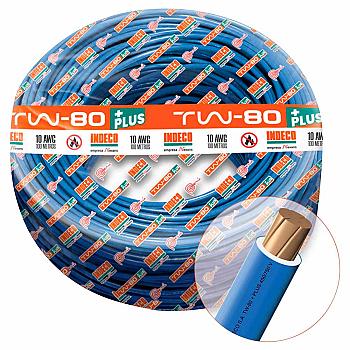 Cable TW-80 +plus 450/750 V 14 AWG Azul 100m