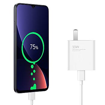 Cargador 33W Carga Rápida Tipo C Compatible con Xiaomi – Compacto y Potente