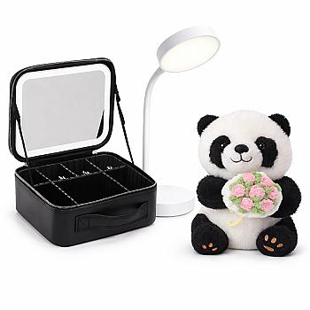 Combo Para Ella | Joyero + Lámpara Flexible + Peluche