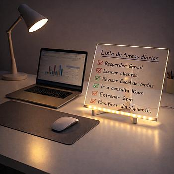 Pizarra Led Acrílica Fluorescente