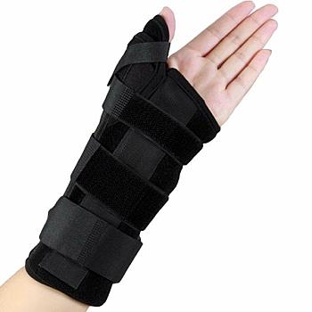 MUÑEQUERA LARGA CON FERULA PALMAR