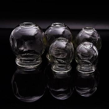 VENTOSAS  5 COPAS DE VIDRIO