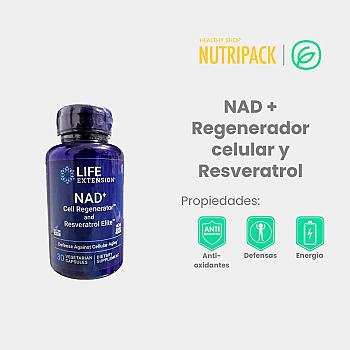NAD+ Regenerador Celular + Resveratrol