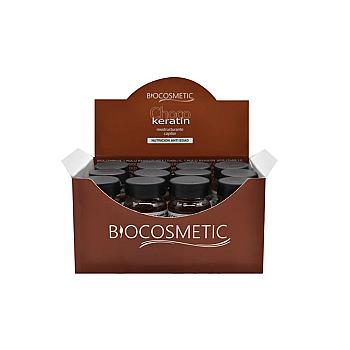 Caja ampollas Biocosmetic choco keratin 12x15ml reestructuran