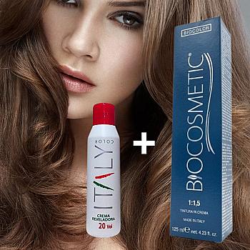 Pack tinte Biocolor + Oxidante Italy color