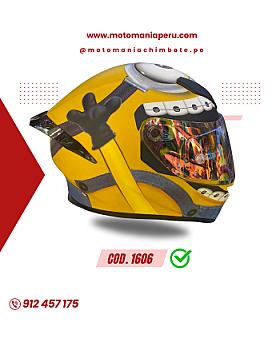 CASCO S - AXOR MINIONS - AMARILLO