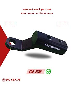 SOPORTE ESPEJO- UNIVERSAL - NEGRO - WOLF