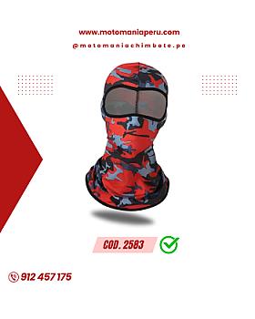 BALACLAVA TACTICA - COLORES VARIADOS - CAMUFLAJE