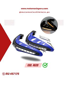 PROTECTOR DE MANO - AZUL- LED AMBAR