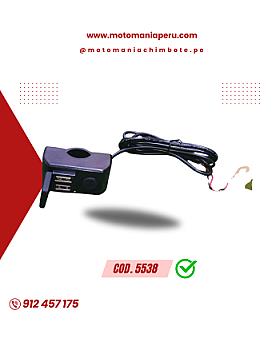 CARGADOR CELULAR 3A- CARGA RAPIDA - DOBLE USB