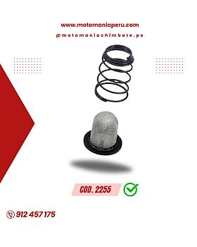 FILTRO ACEITE (DEDAL) CON RESORTE-CG150