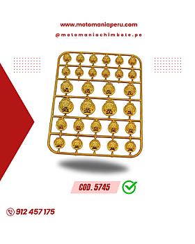 TUERCAS UNIVERSALES (30) -P/MOTOR - DORADO