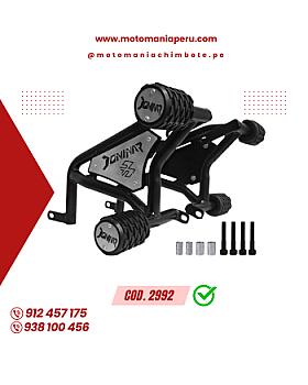 SLIDER -DOMINAR 200/400-NEGRO - 2 TOPES