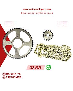 KIT ARRASTRE - BROSS -13T/39T -520 - 126L - DORADO