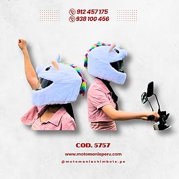 FUNDA DE CASCO- UNICORNIO- BLANCO