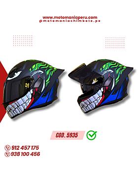CASCO L - SOMAN JOKER ABATIBLE - NEGRO