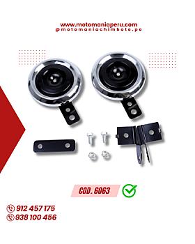 CLAXON DOBLE - NEGRO