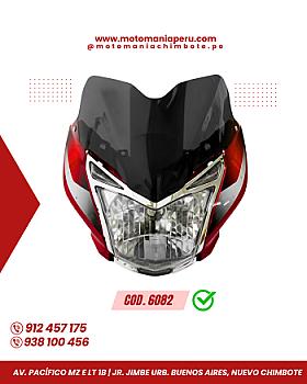 FARO DELANTERO - DISCOVER 125 ST- NEGRO/ROJO