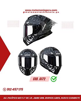 CASCO L - INDUMA ABATIBLE- GRIS/CRIATURE + VISOR GRATIS