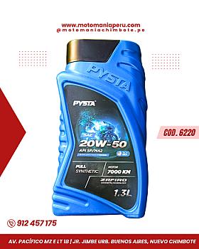 ACEITE PYSTA - 20W50- FULL SINTETICO -1.3LT