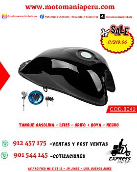 TANQUE GASOLINA - LF125 - GRIFO + BOYA - NEGRO