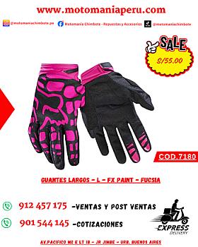 GUANTES LARGOS - L - FX PAINT - FUCSIA